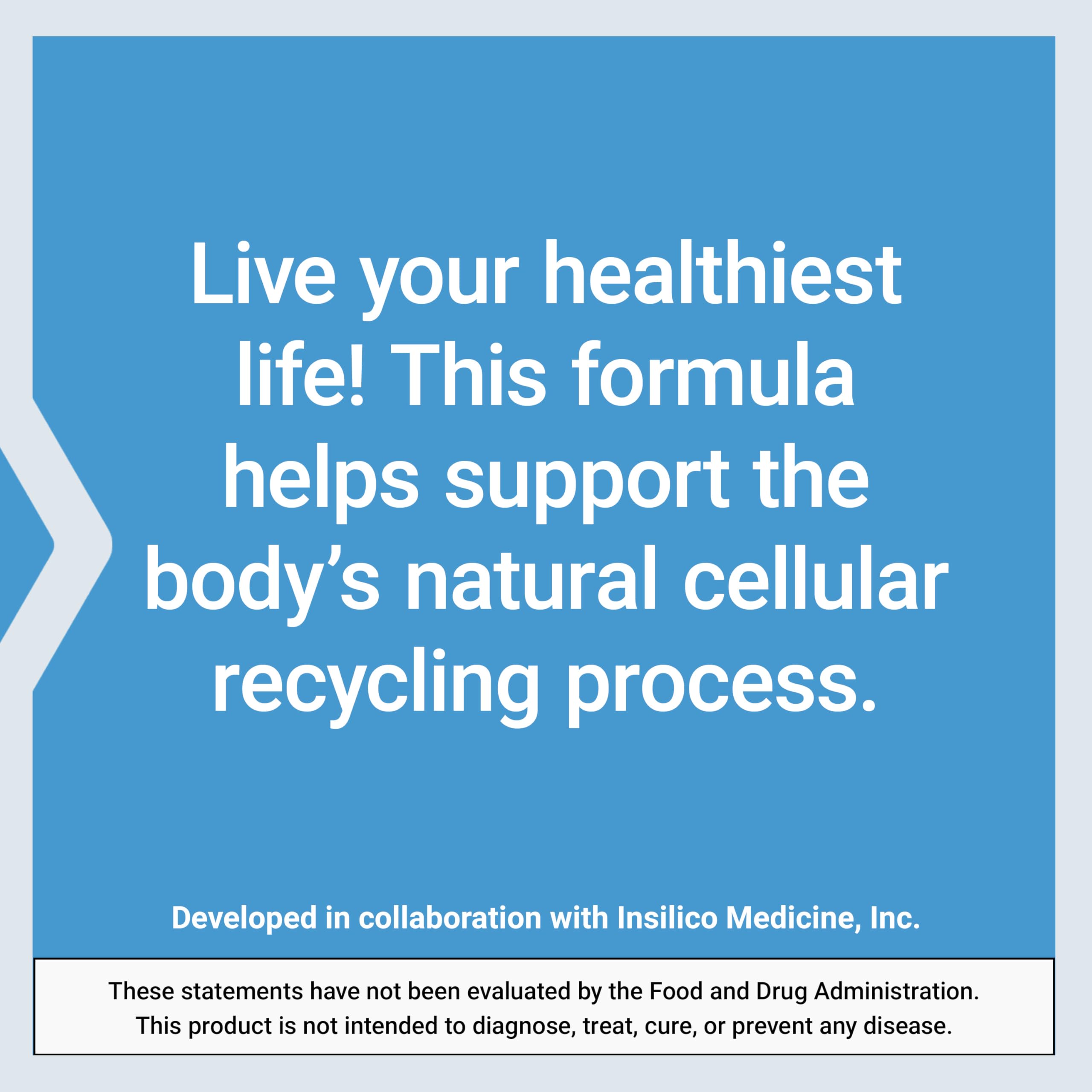 Non-GMO seal on Life Extension GEROPROTECT Autophagy Renew reinforces ingredient transparency.