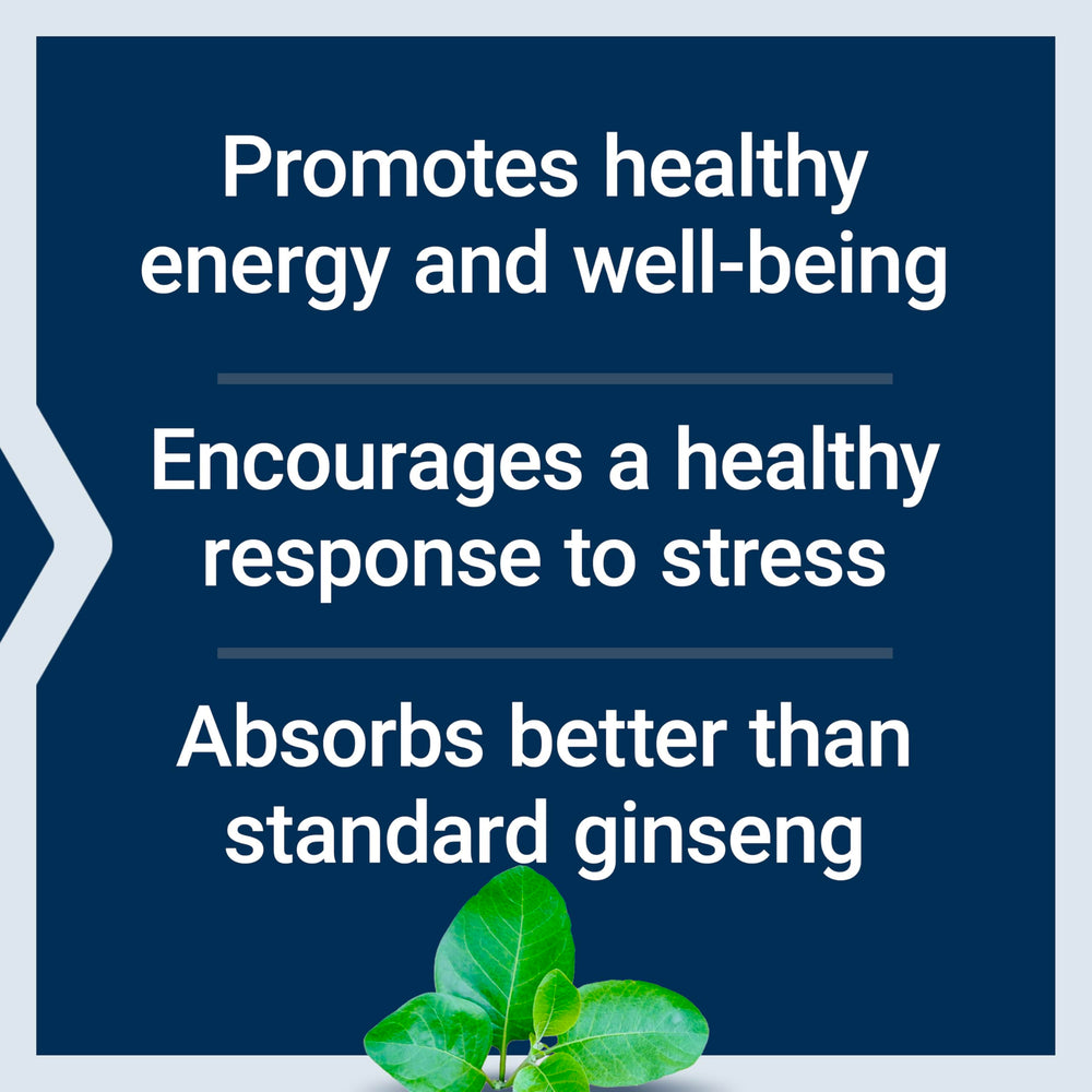 Life Extension Ginseng Energy Boost fermented extract image suggests higher bioavailability and faster uptake.
