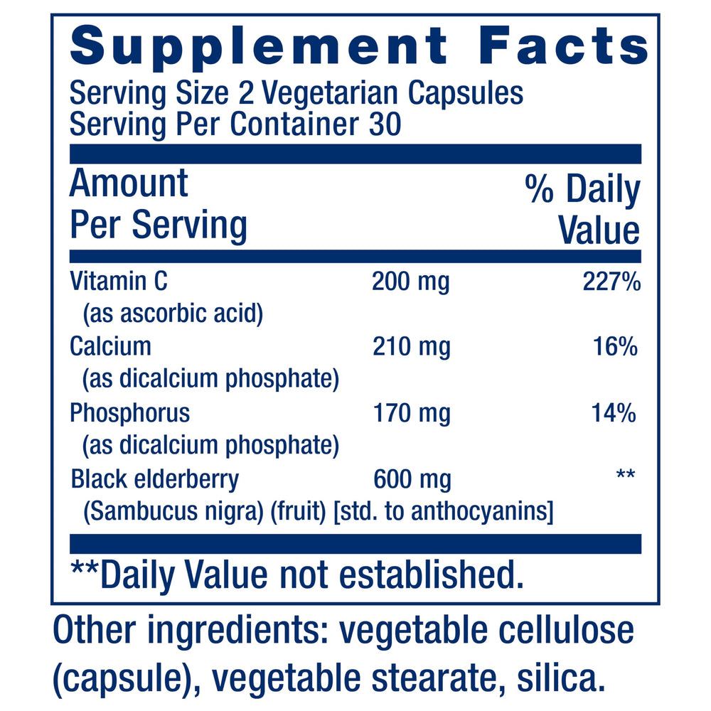 Life Extension gluten-free non-GMO label highlights pure ingredients.