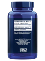 Closeup of Life Extension Inositol Caps capsules highlighting purity and mood support potential