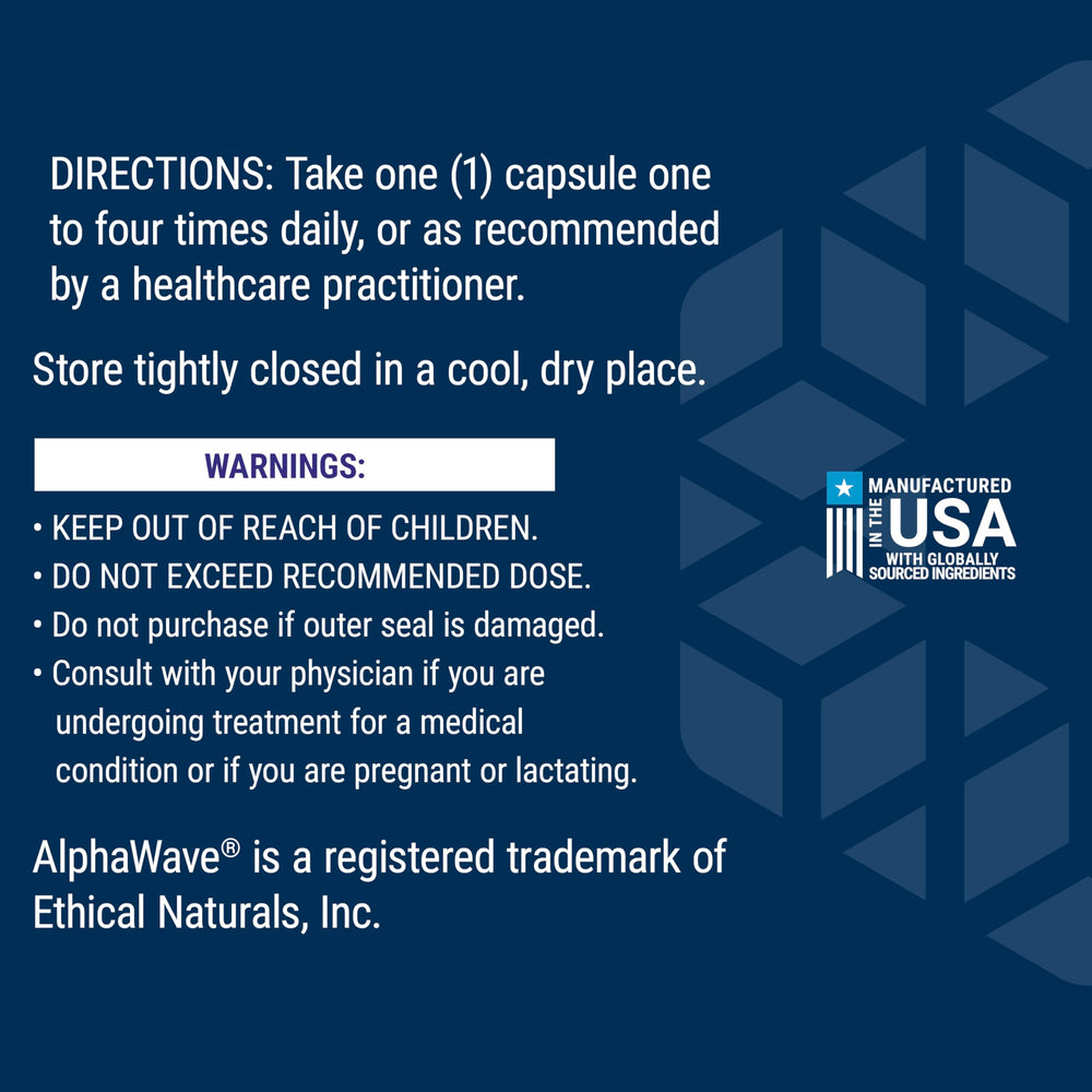 COA and quality icons for Life Extension L-Theanine ingredients.