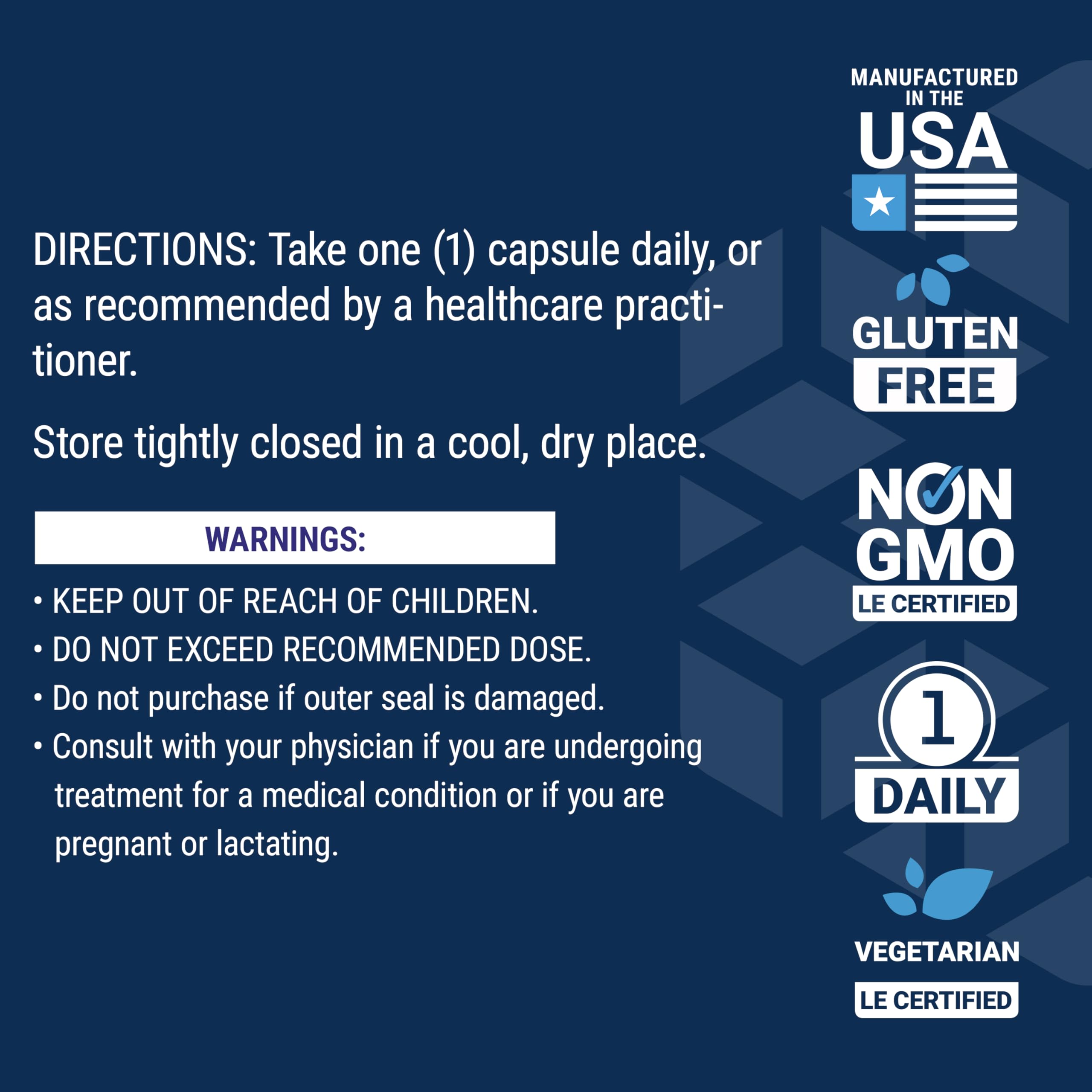 Life Extension Lactoferrin Caps gluten-free packaging emphasizing safety