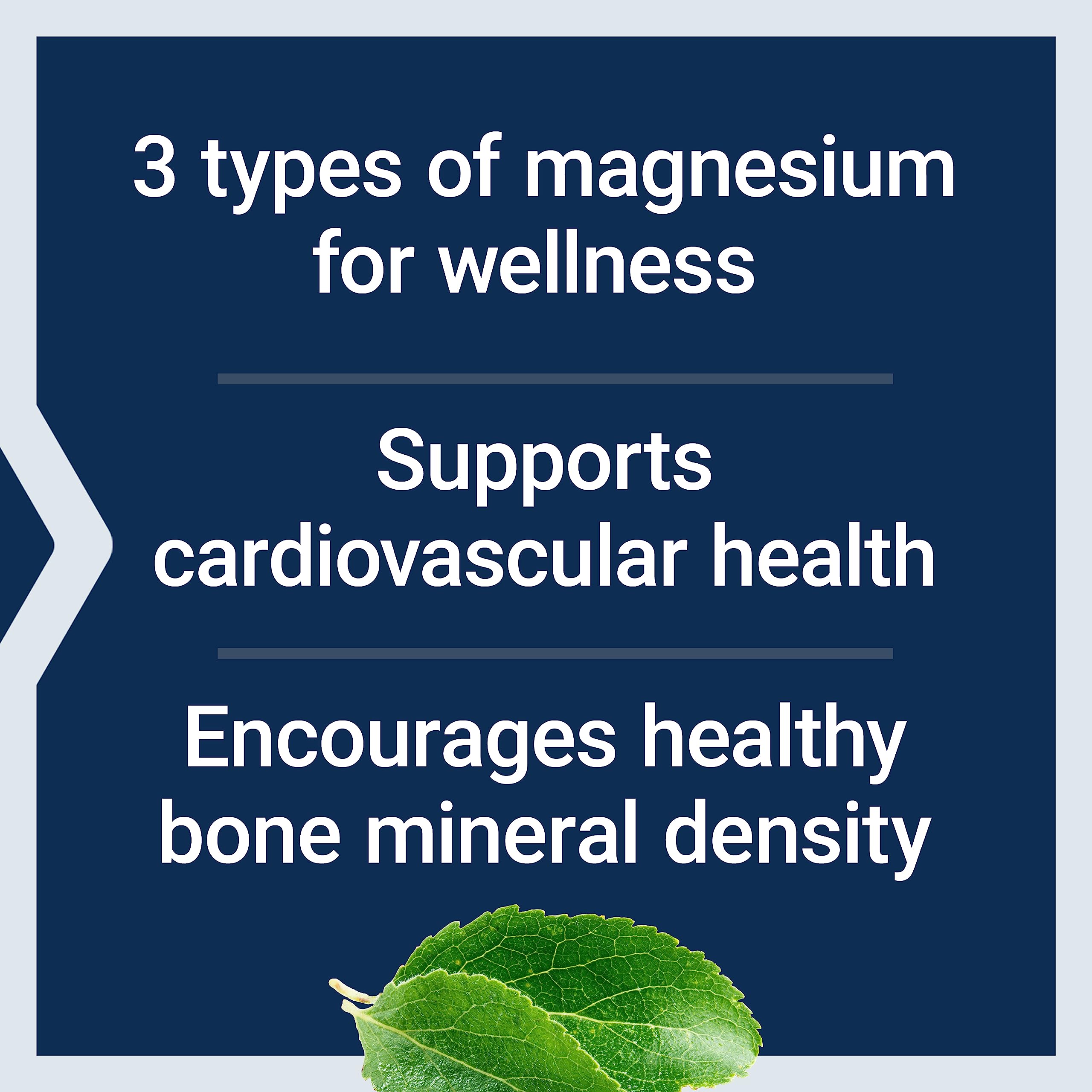 Life Extension Magnesium Caps label view showing 500 mg and triple magnesium blend.