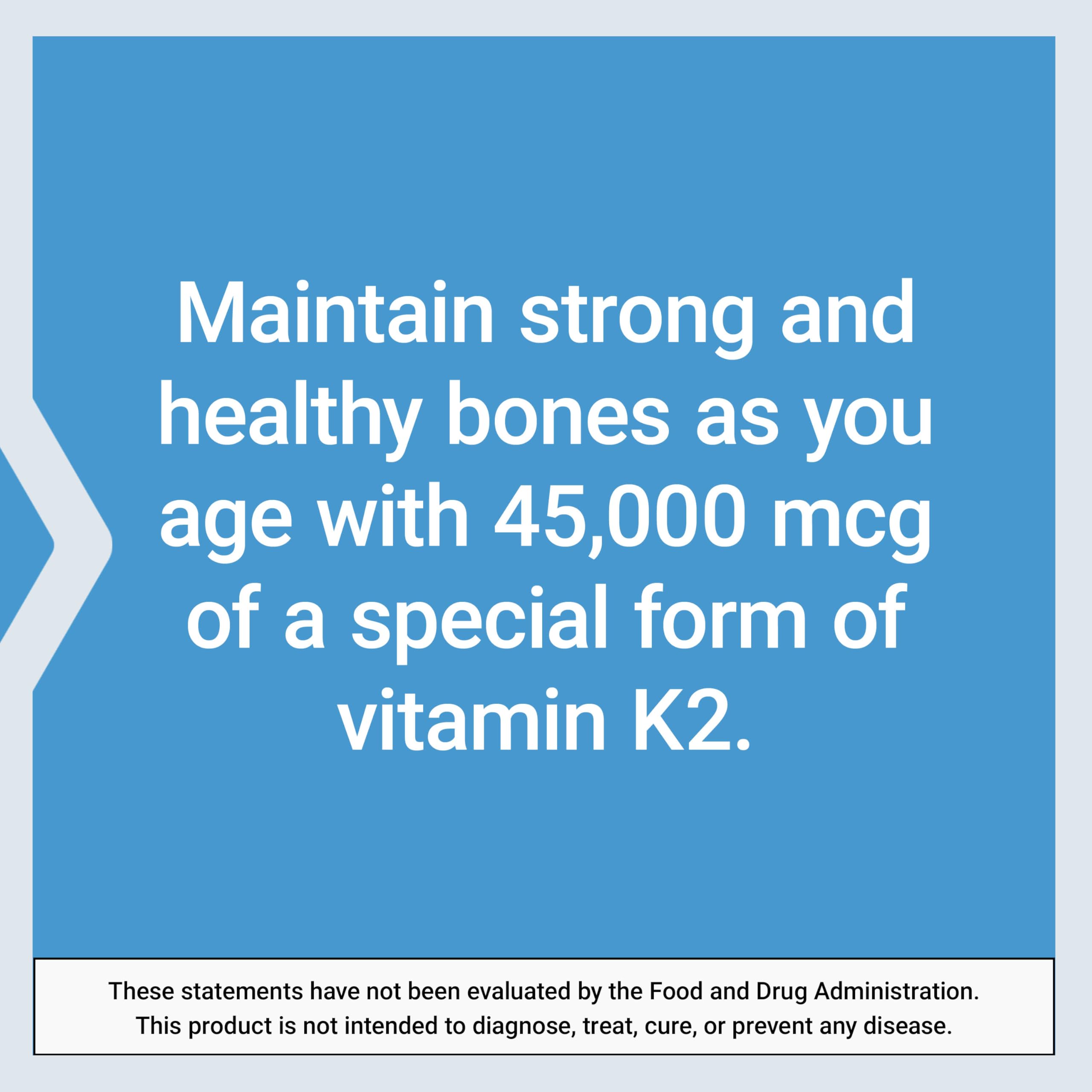 Life Extension Mega Vitamin K2 USA-made badge signals quality manufacturing.