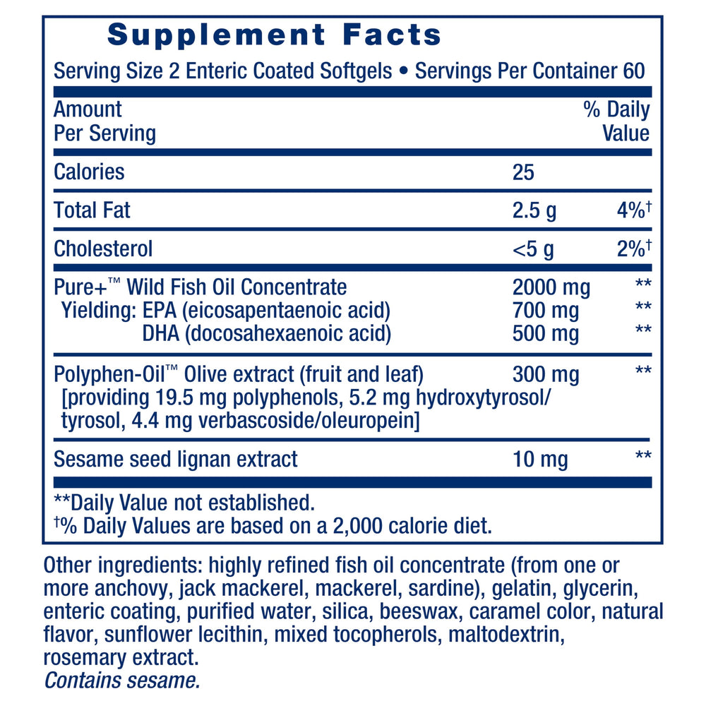 Life Extension olive extract bottle highlighting Mediterranean polyphenols for wellness