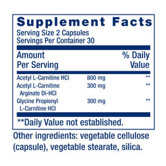 Life Extension Optimized Carnitine capsules close-up for workout recovery