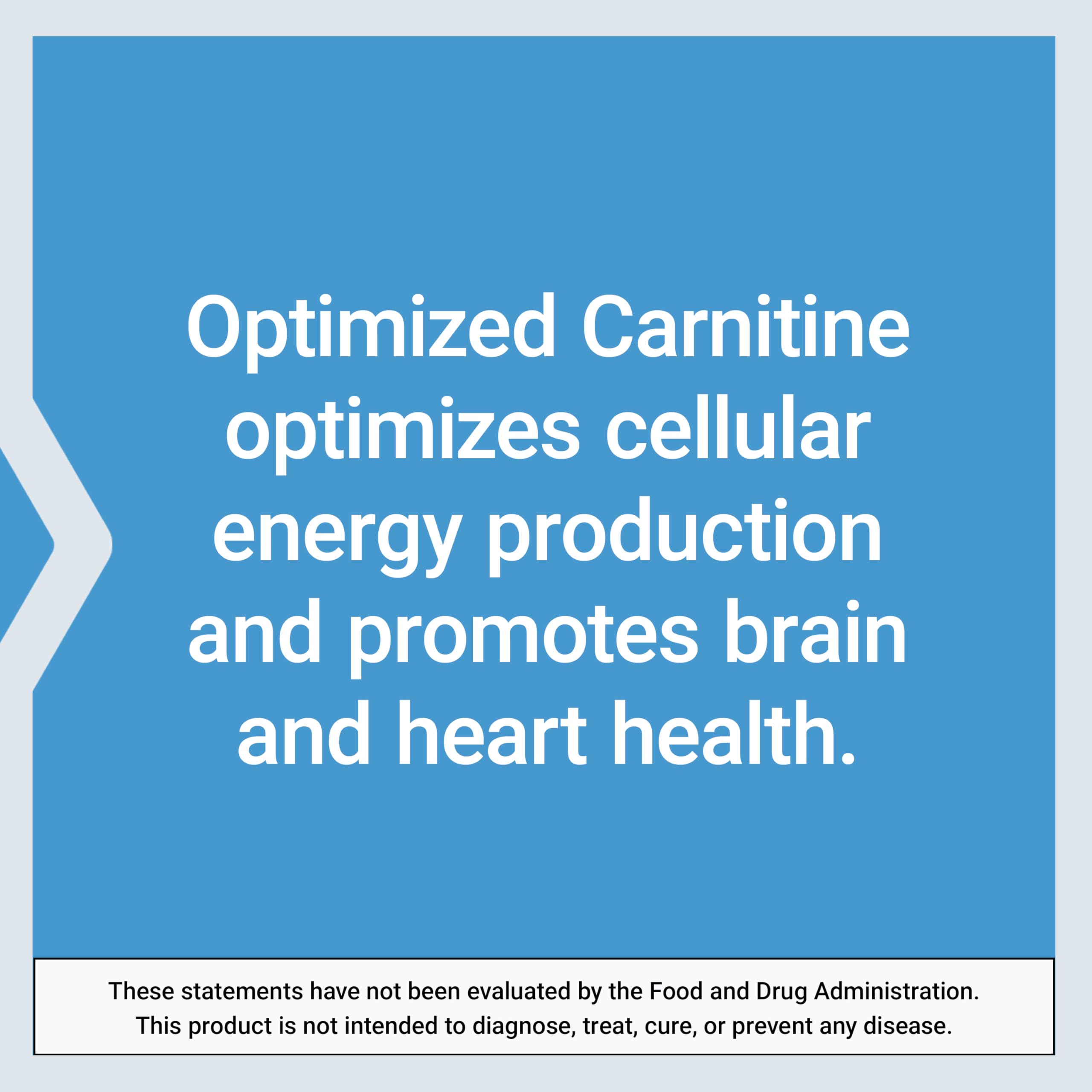 Life Extension Optimized Carnitine USA-made seal on packaging