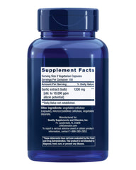Life Extension Optimized Garlic capsules close-up highlighting high potency.