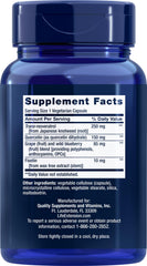 Life Extension Optimized Resveratrol capsules close-up for daily antioxidant routine