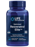 Life Extension Optimized Resveratrol Elite – Bioavailable Trans-Resveratrol + Quercetin, 60 Vegetarian Capsules
