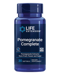Life Extension Pomegranate Complete bottle presenting full-spectrum antioxidant support
