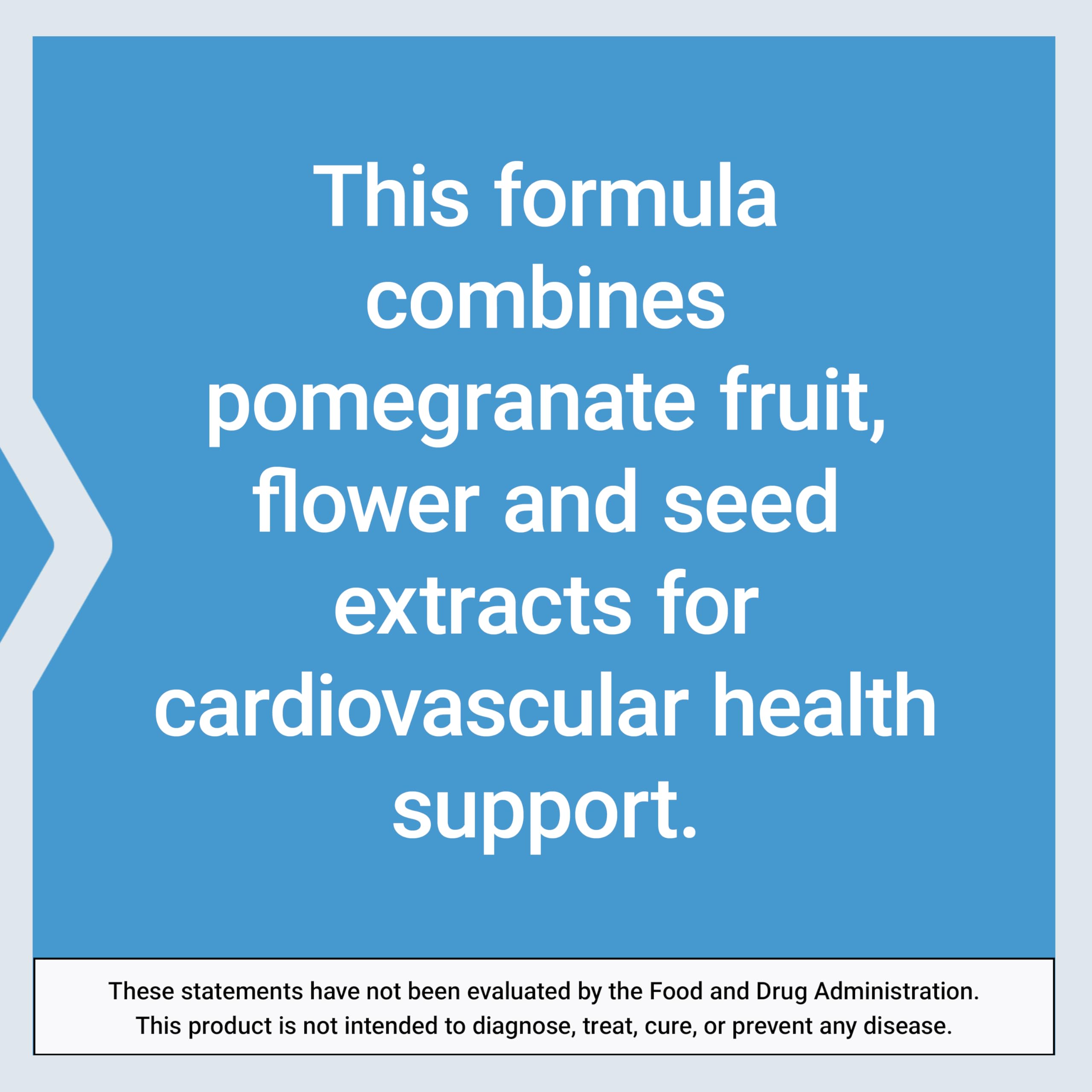Life Extension Pomegranate Complete certificate of analysis seals quality