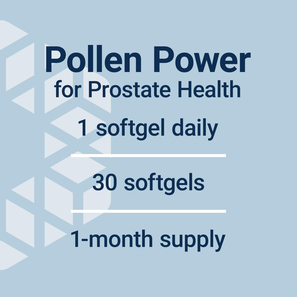 Close-up of two pollen extracts used in the ProstaPollen formula.