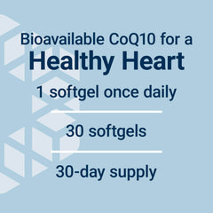 Shilajit blend graphic on Life Extension CoQ10 packaging