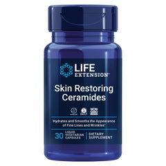 Life Extension Skin Restoring Ceramides bottle supports daily skin hydration.