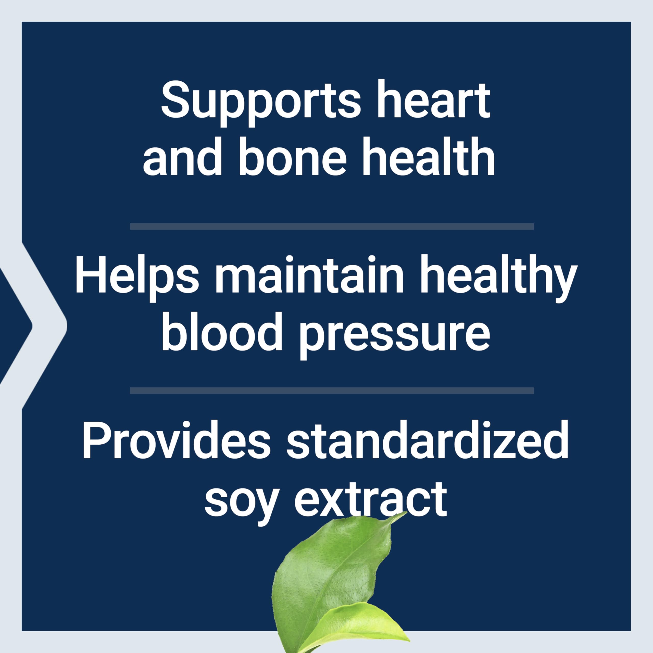 Life Extension Soy Isoflavones label detail highlights gluten-free and vegetarian.