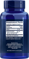 Life Extension Super R-Lipoic Acid capsule close-up highlighting the active R-lipoic acid
