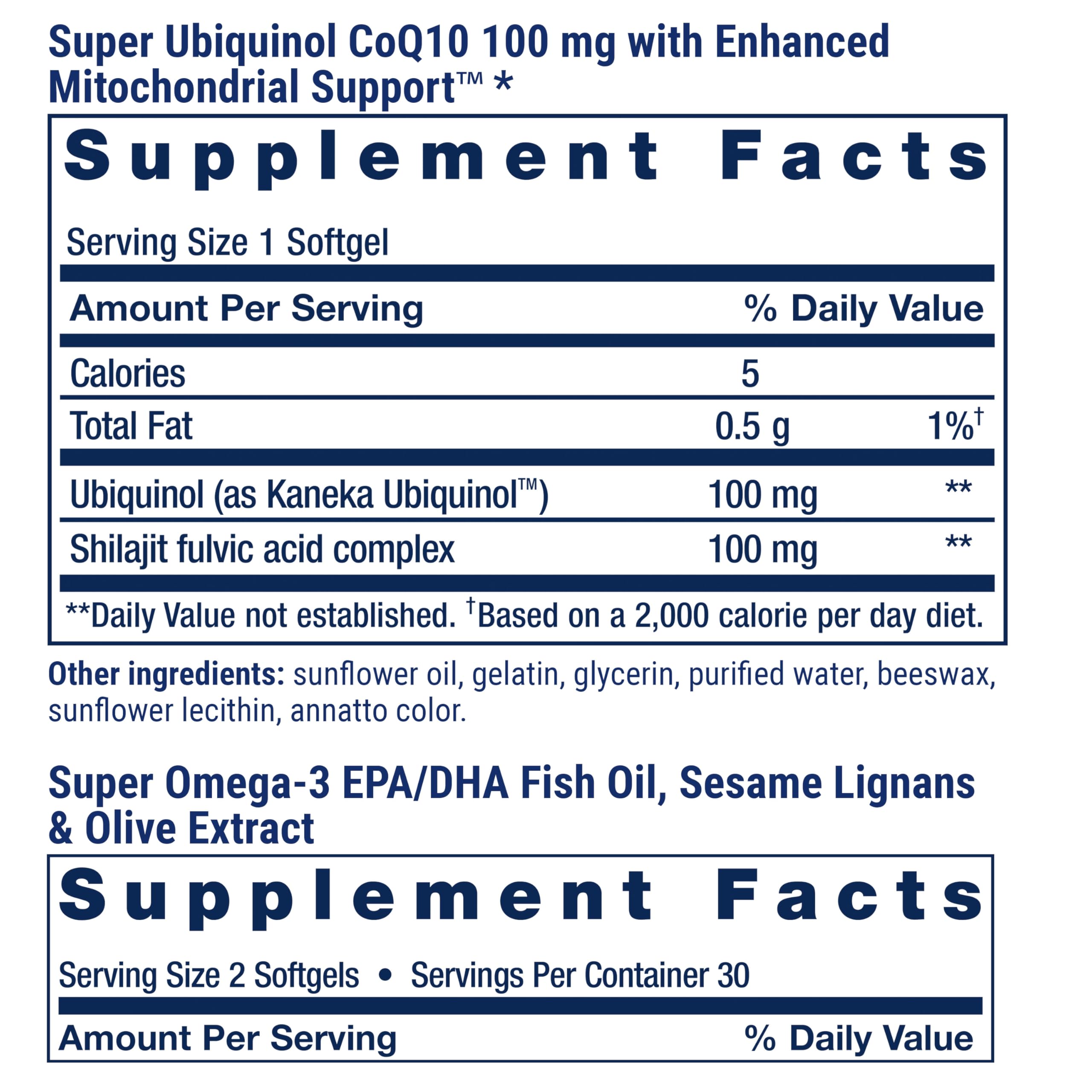 Life Extension Super Ubiquinol CoQ10 image showing enhanced mitochondrial support.