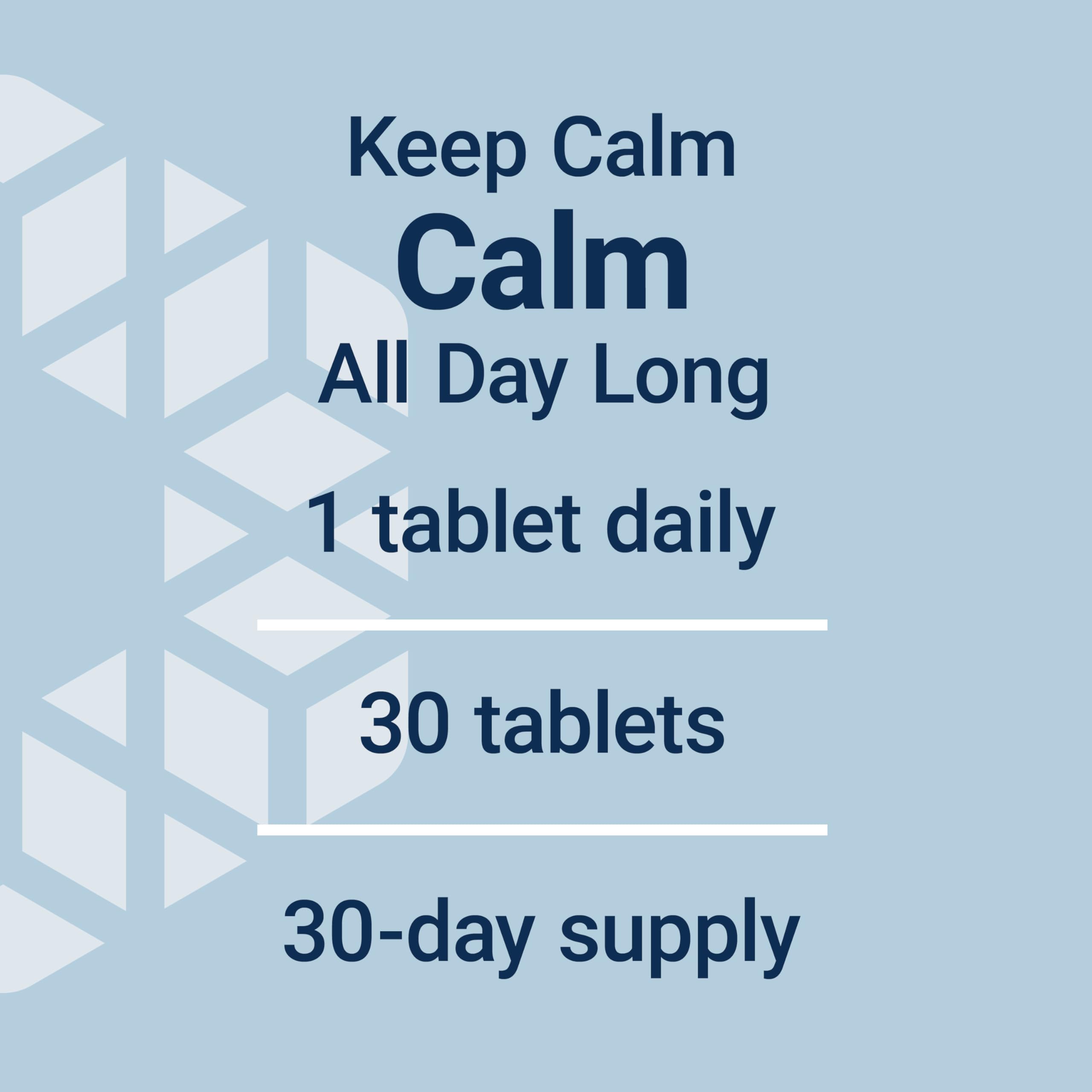 Extended-release graphic illustrating all-day calm from Theanine XR
