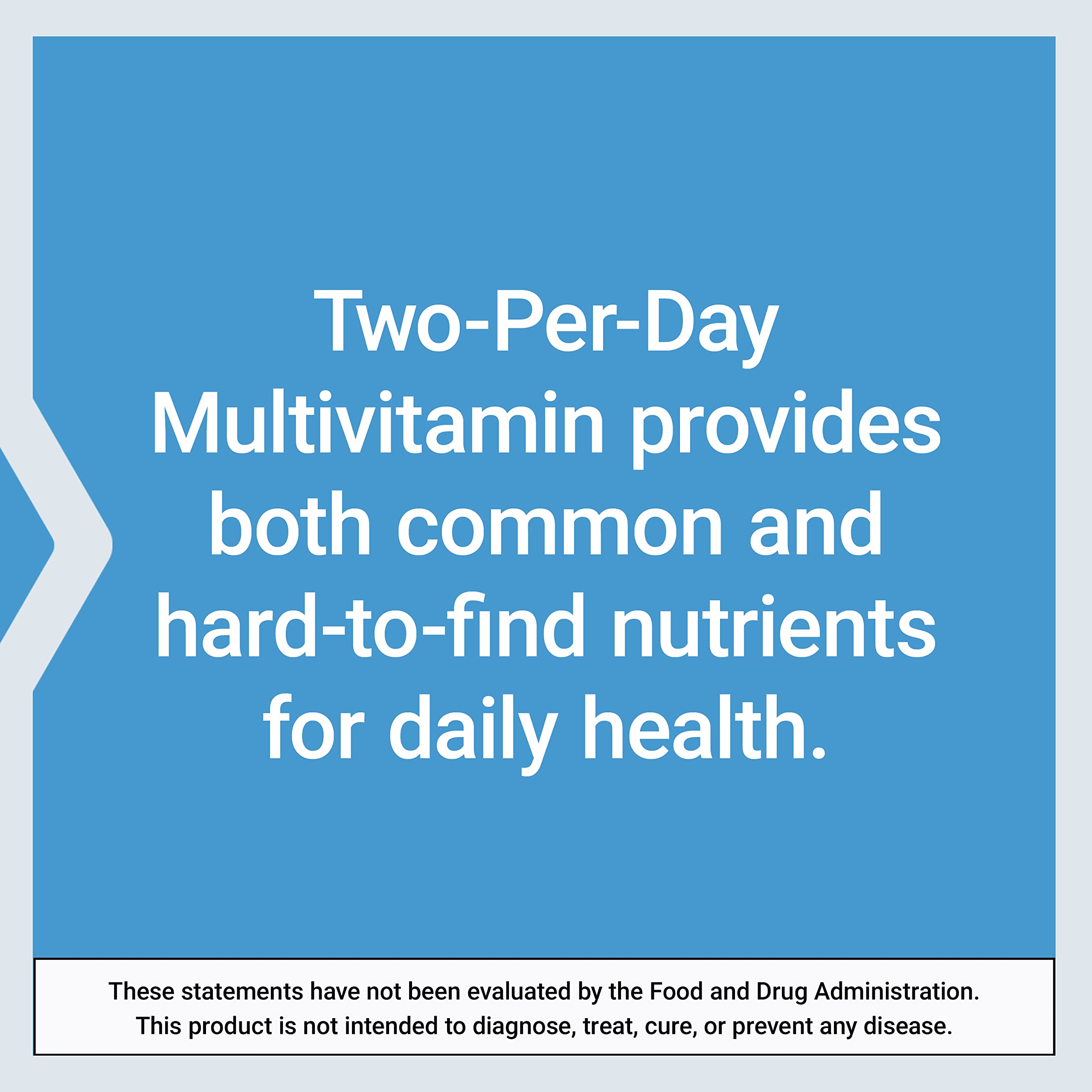 Life Extension Two-Per-Day ingredients list emphasizes B vitamins and minerals