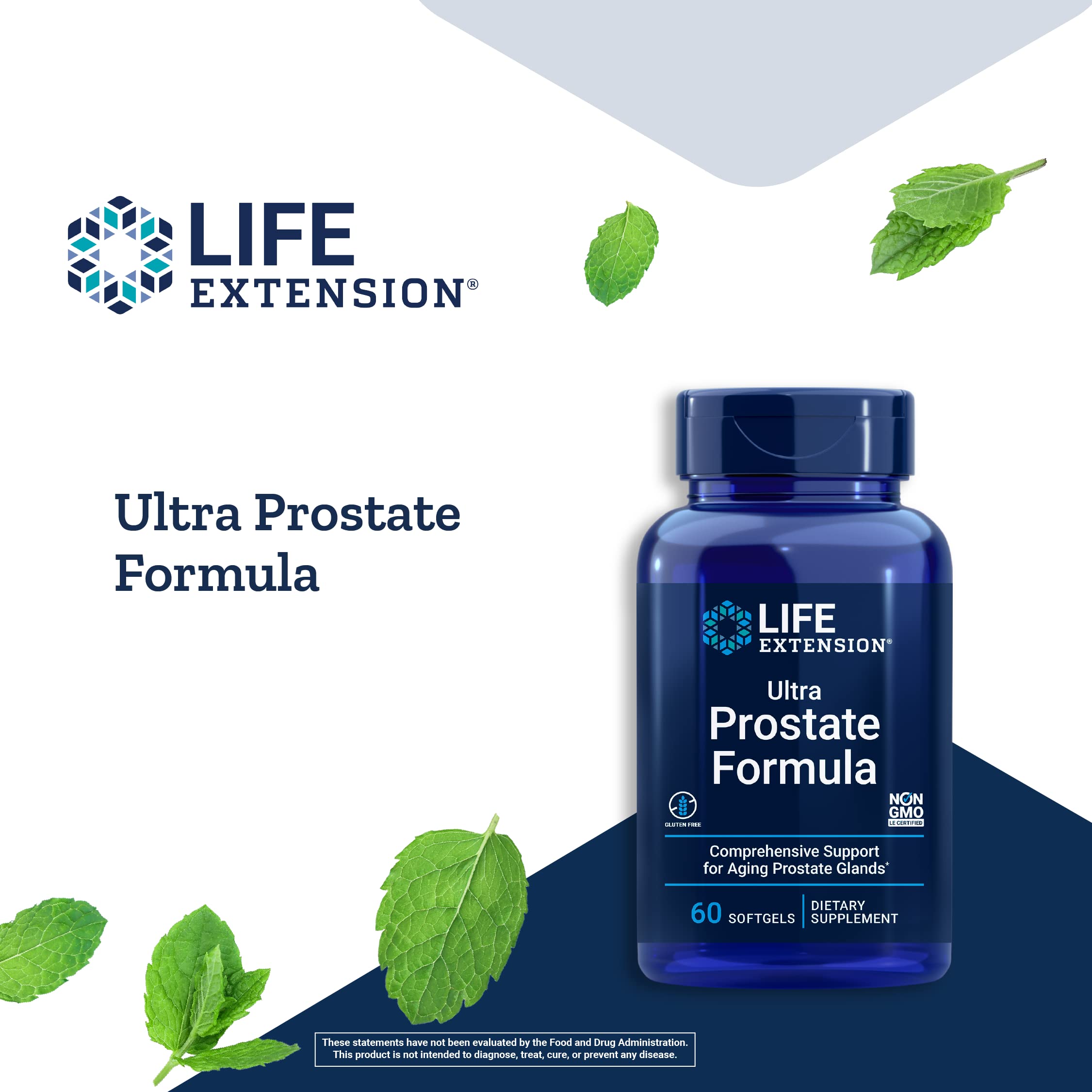 Label detail of Life Extension Ultra Prostate Formula highlights beta-sitosterol ingredients.