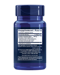 Life Extension VenoFlow bottle back shows supplement facts for informed use