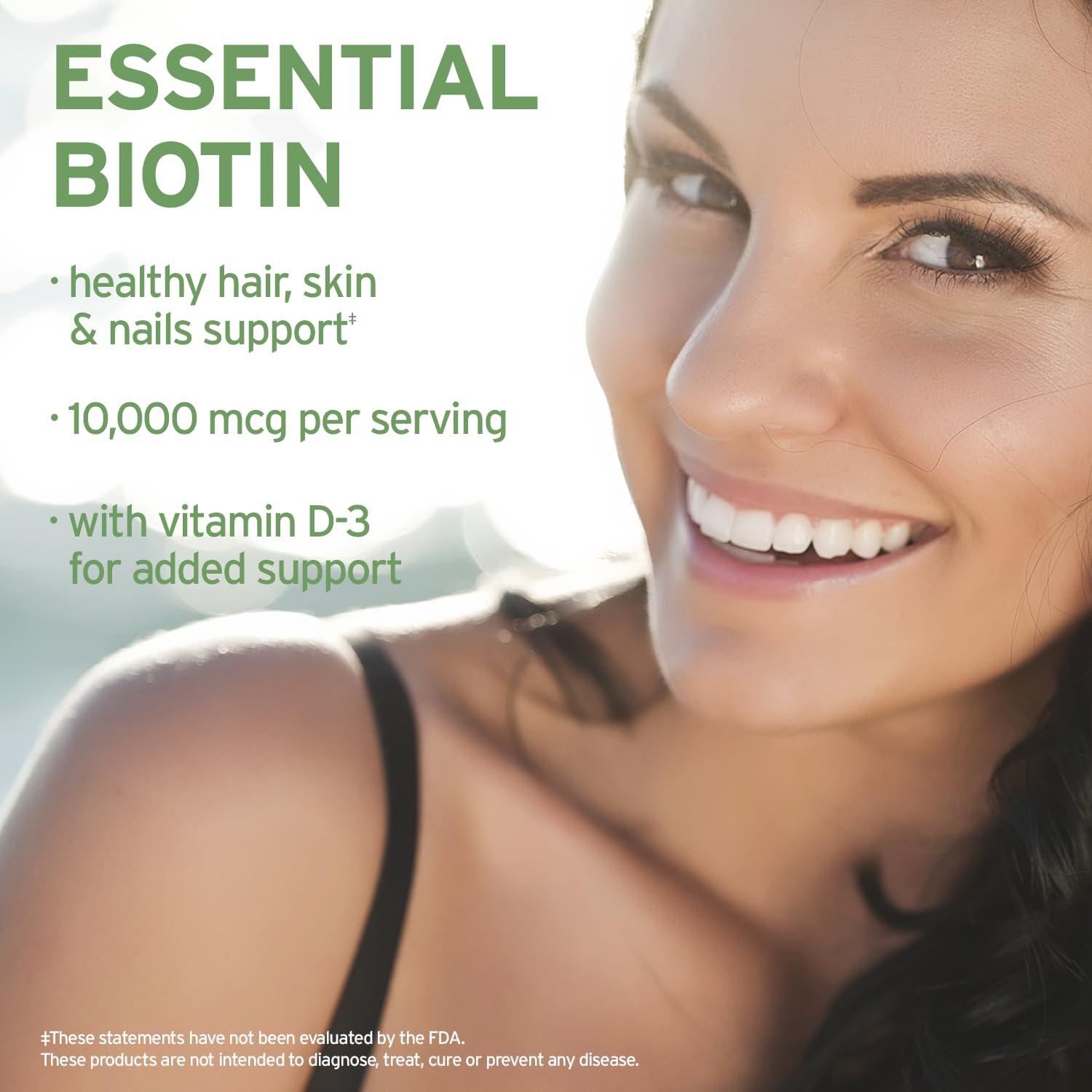 Life-Flo Biotin Drops vanilla flavor ready to mix in drinks.
