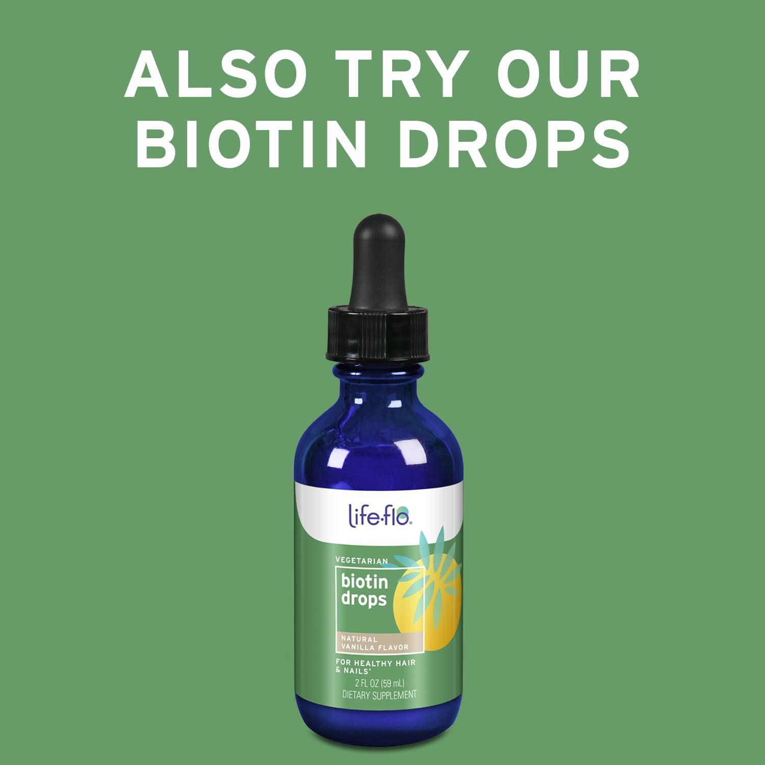 Life-FLO Iodine Plus Drops two-ounce bottle on display