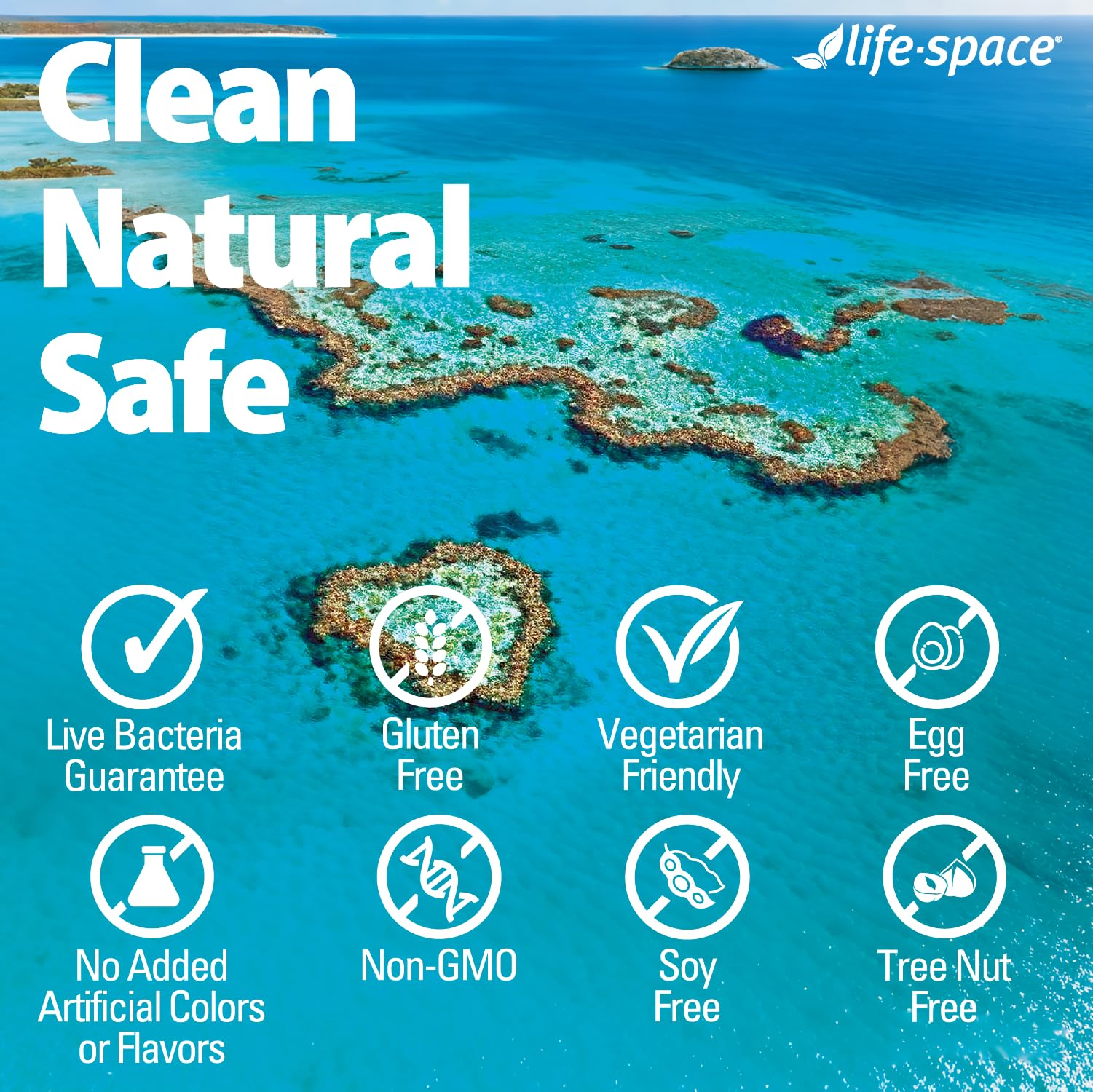 Life-Space Australia factory certification image reflects FDA and TGA-compliant production.