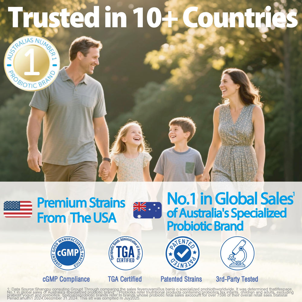Life-Space Premium certification seal indicating quality and safety standards