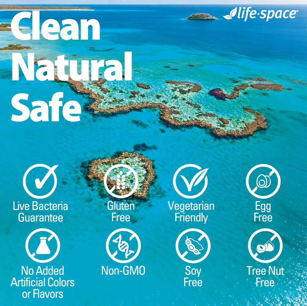 Life-Space Probiotic for Women FDA-TGA seal emphasizing safety and quality