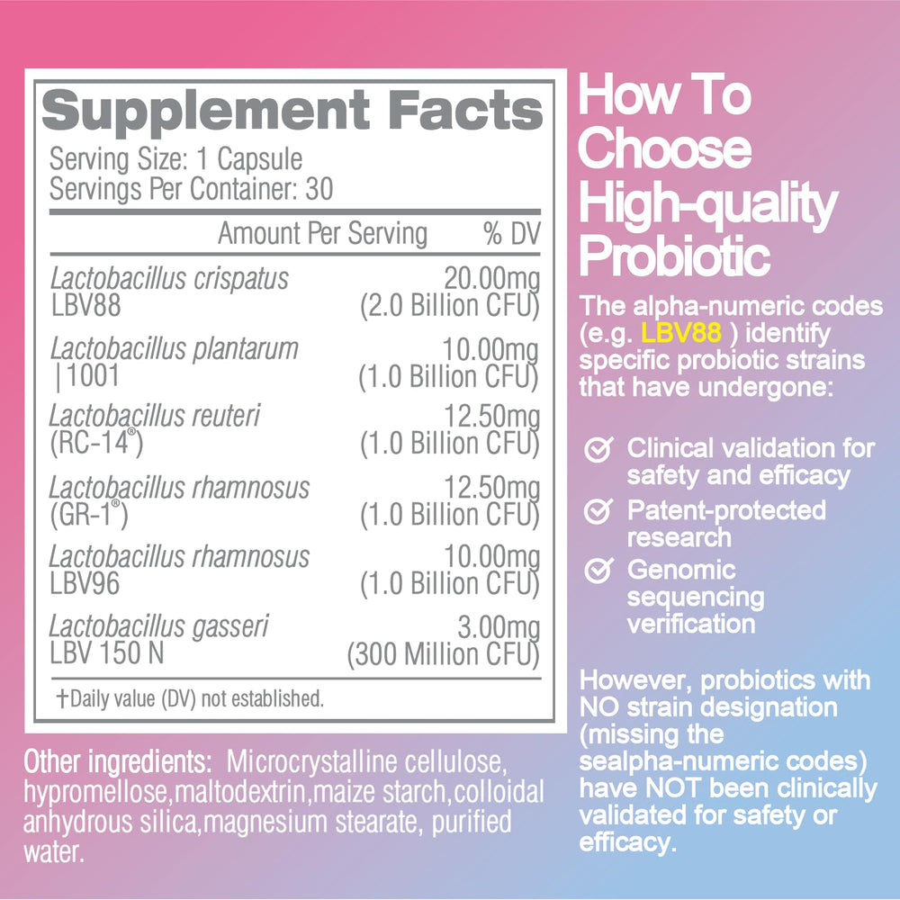 Life-Space Probiotic for Women on shelf with other wellness products