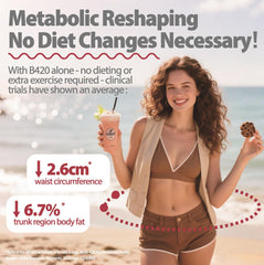 Close-up of B420 capsules showing vegetarian, non-GMO daily gut support
