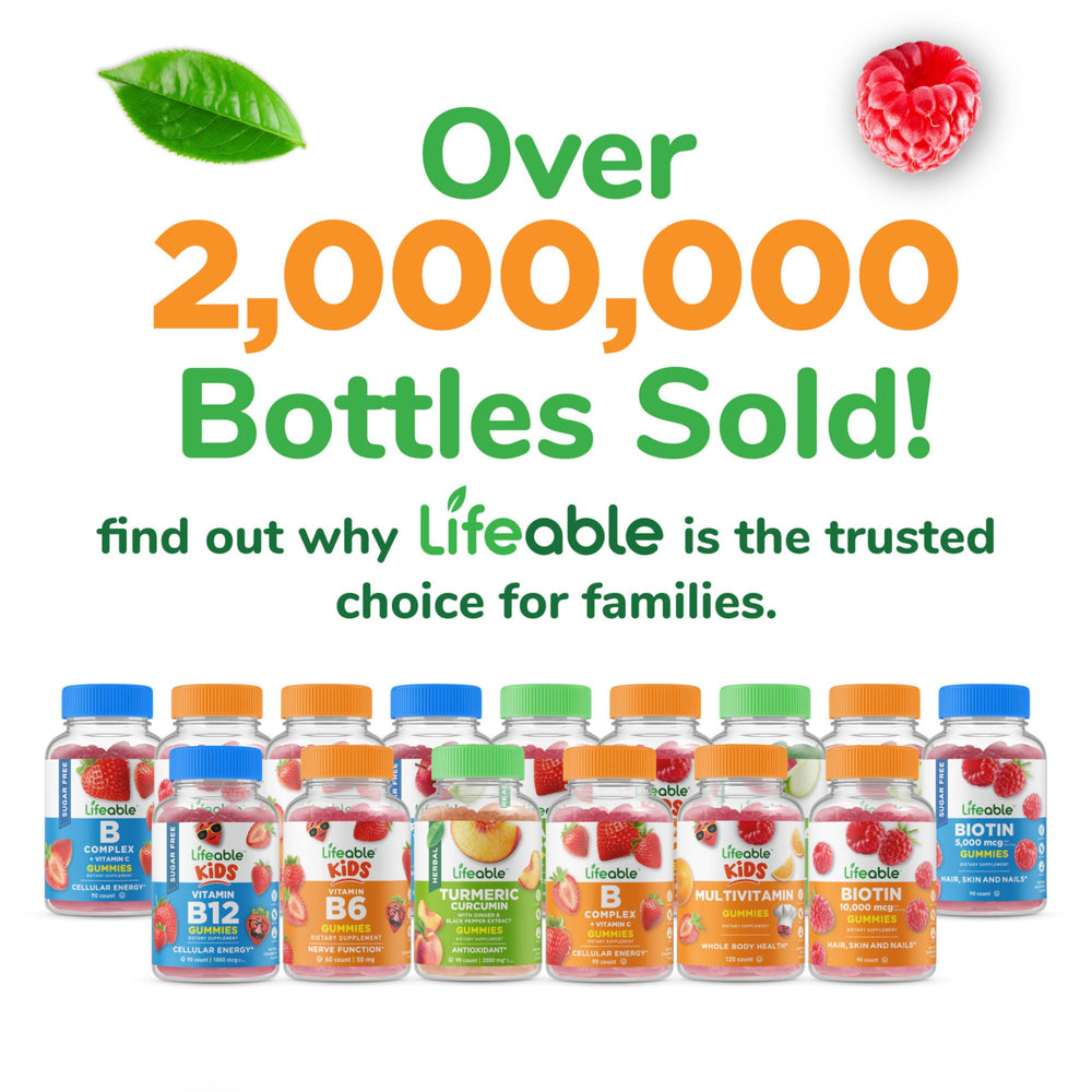 Lifeable Biotin Gummies vegan formula appeals to dietary preferences and allergen awareness.