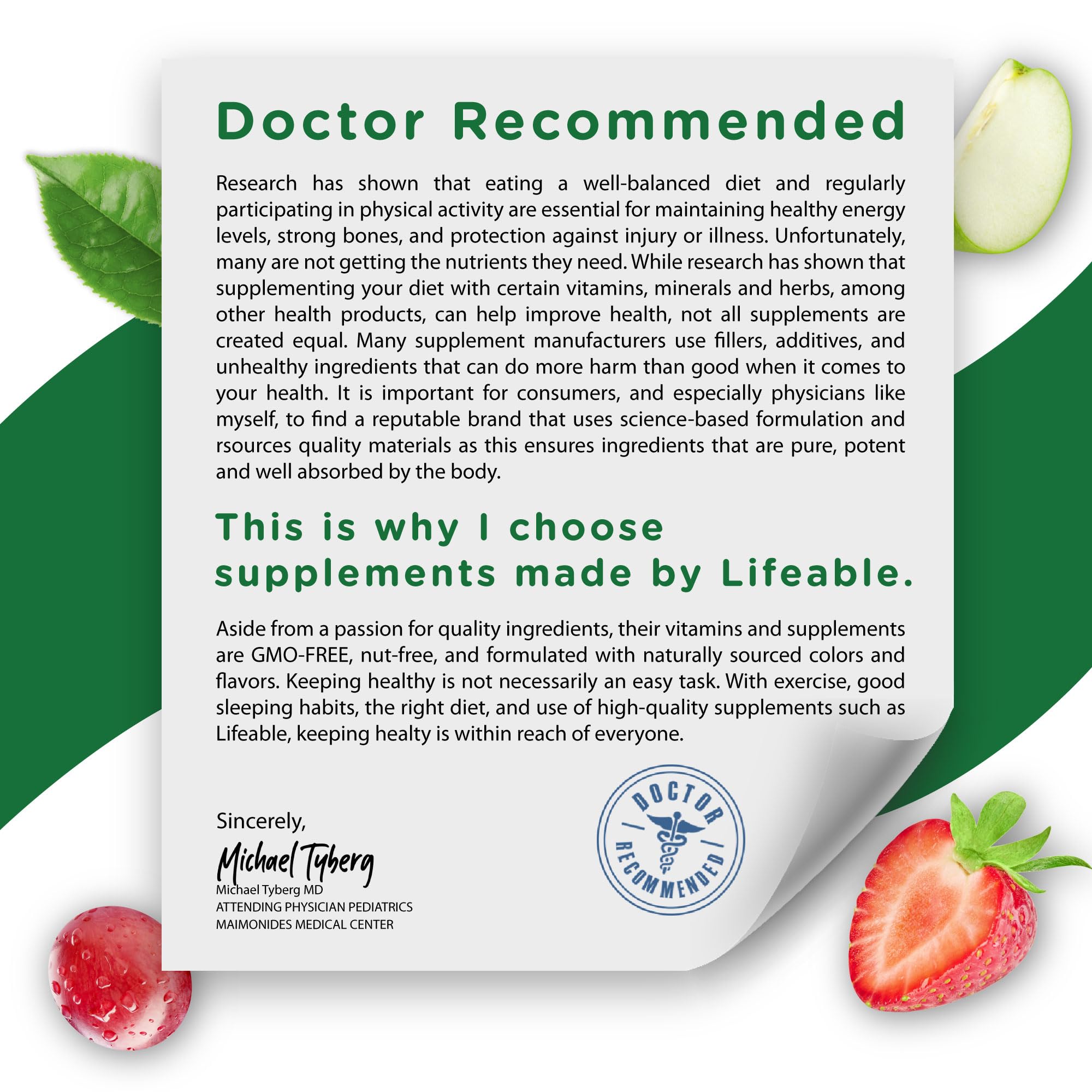 Lifeable Calcium with Vitamin D3 orange and raspberry flavor gummies ready to chew