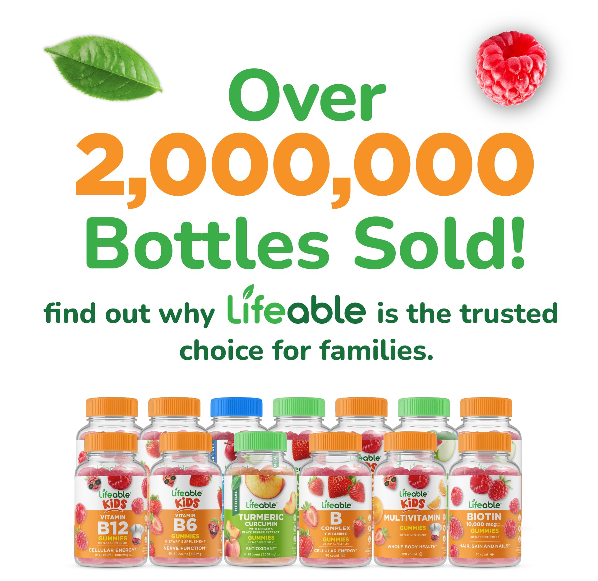 Vegan label on Lifeable Cranberry Gummies packaging