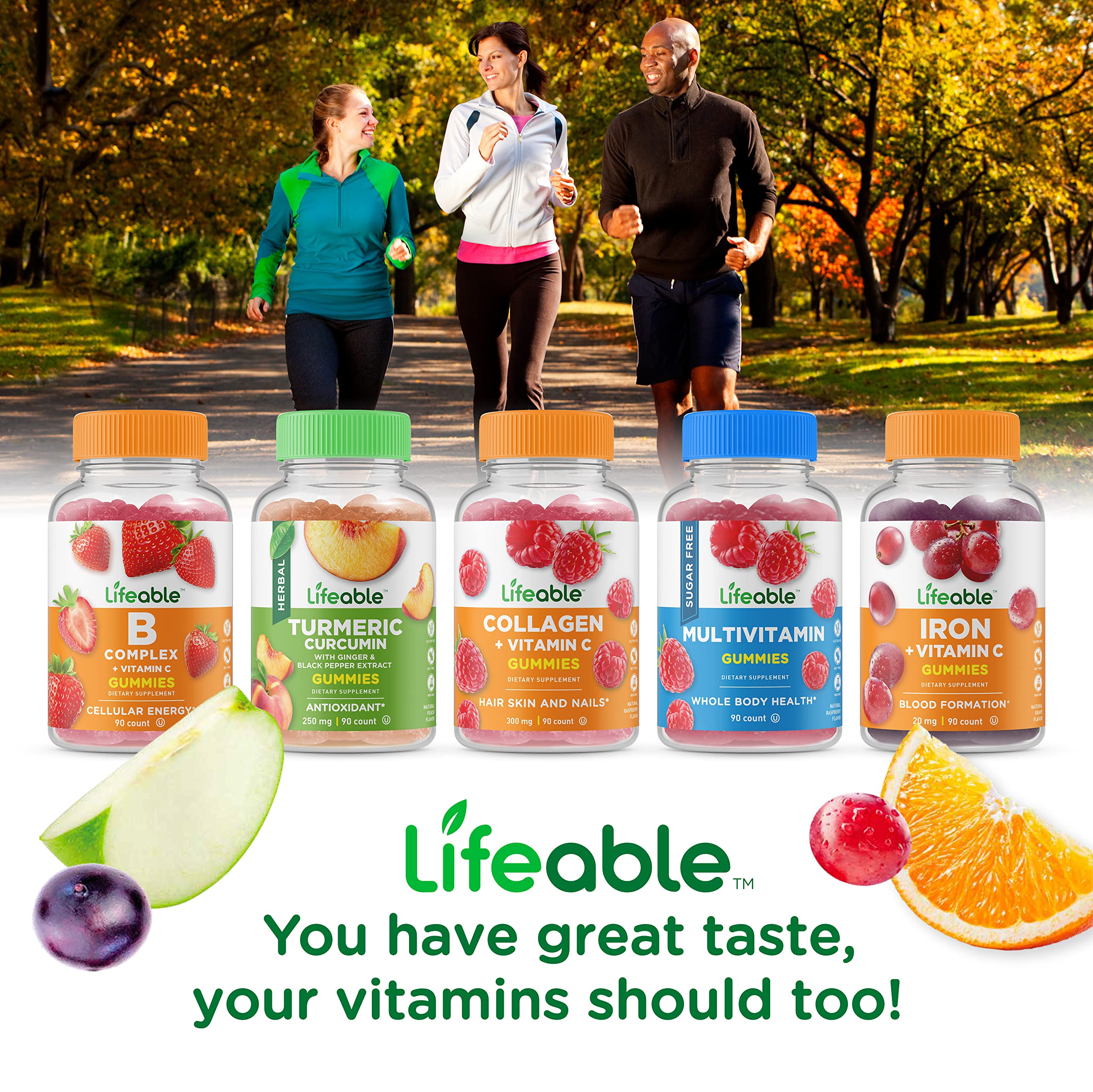 Lifeable Glucose Gummies on-the-go pack ideal for busy days