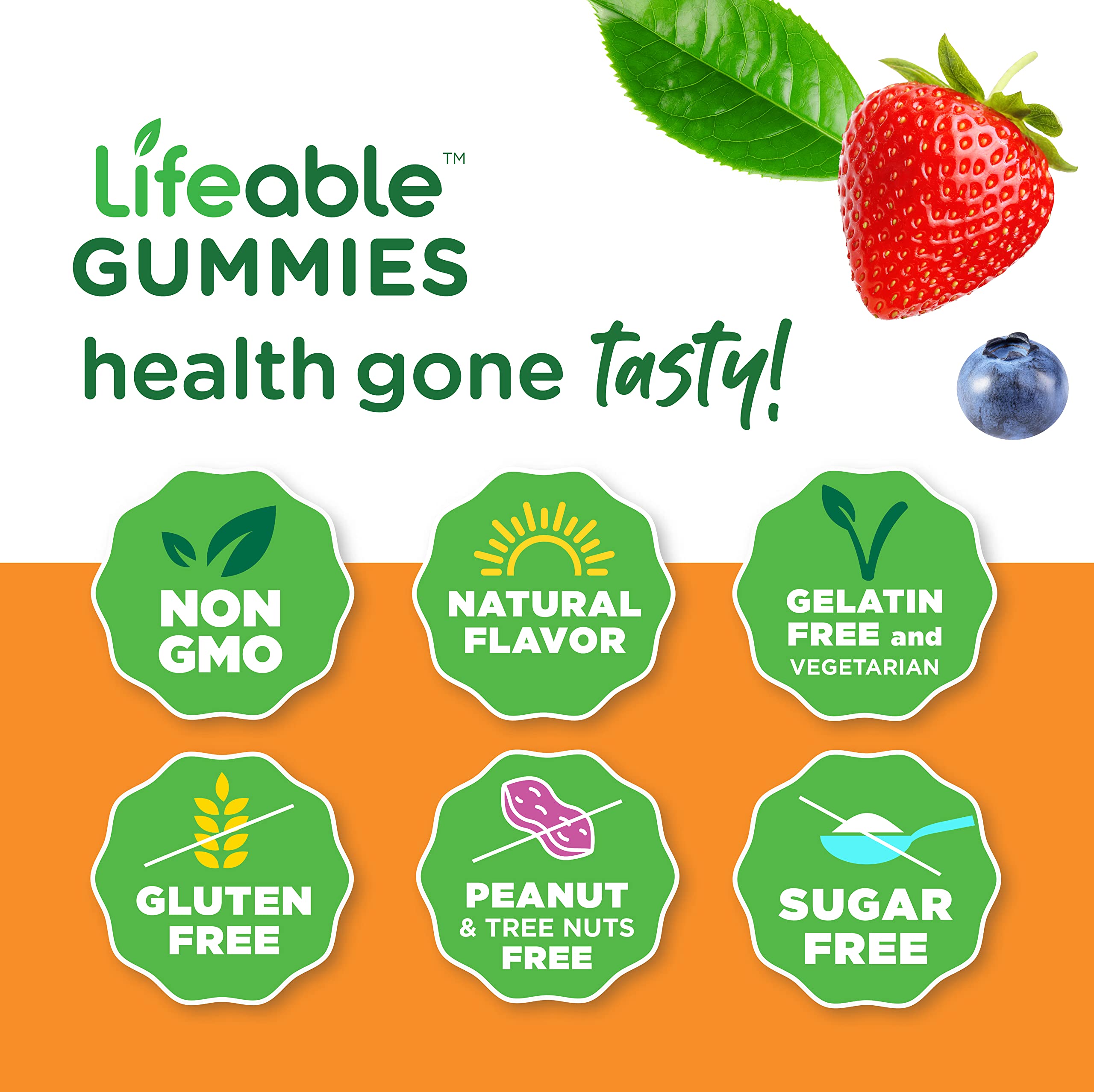 Child taking Lifeable Vitamin C gummy during daily routine