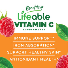 Lifeable vegetarian non-GMO ingredients label highlights clean formulation