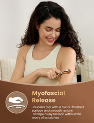 Lifechill smooth metal acupressure tool glides softly without scratching.
