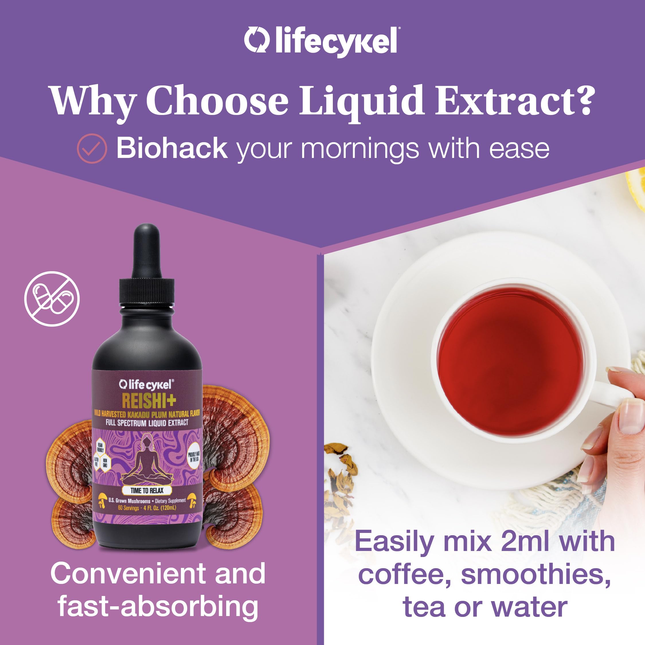 Life Cykel Kakadu Plum image highlighting vitamin C antioxidant support.