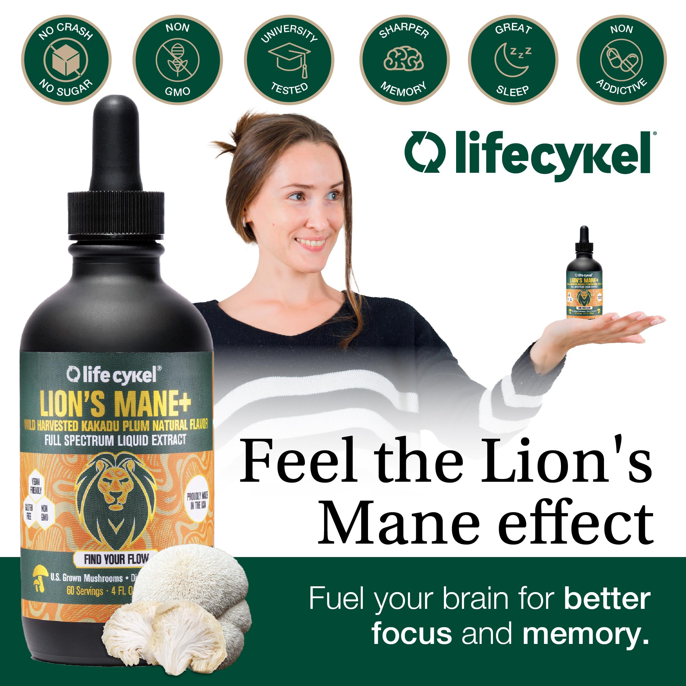 Life Cykel Kakadu Plum immune boost highlights vitamin C richness for resilience.