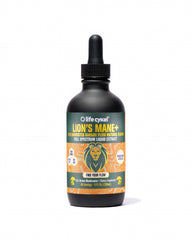 Life Cykel Lions Mane extract bottle shows cognitive support and mental clarity.