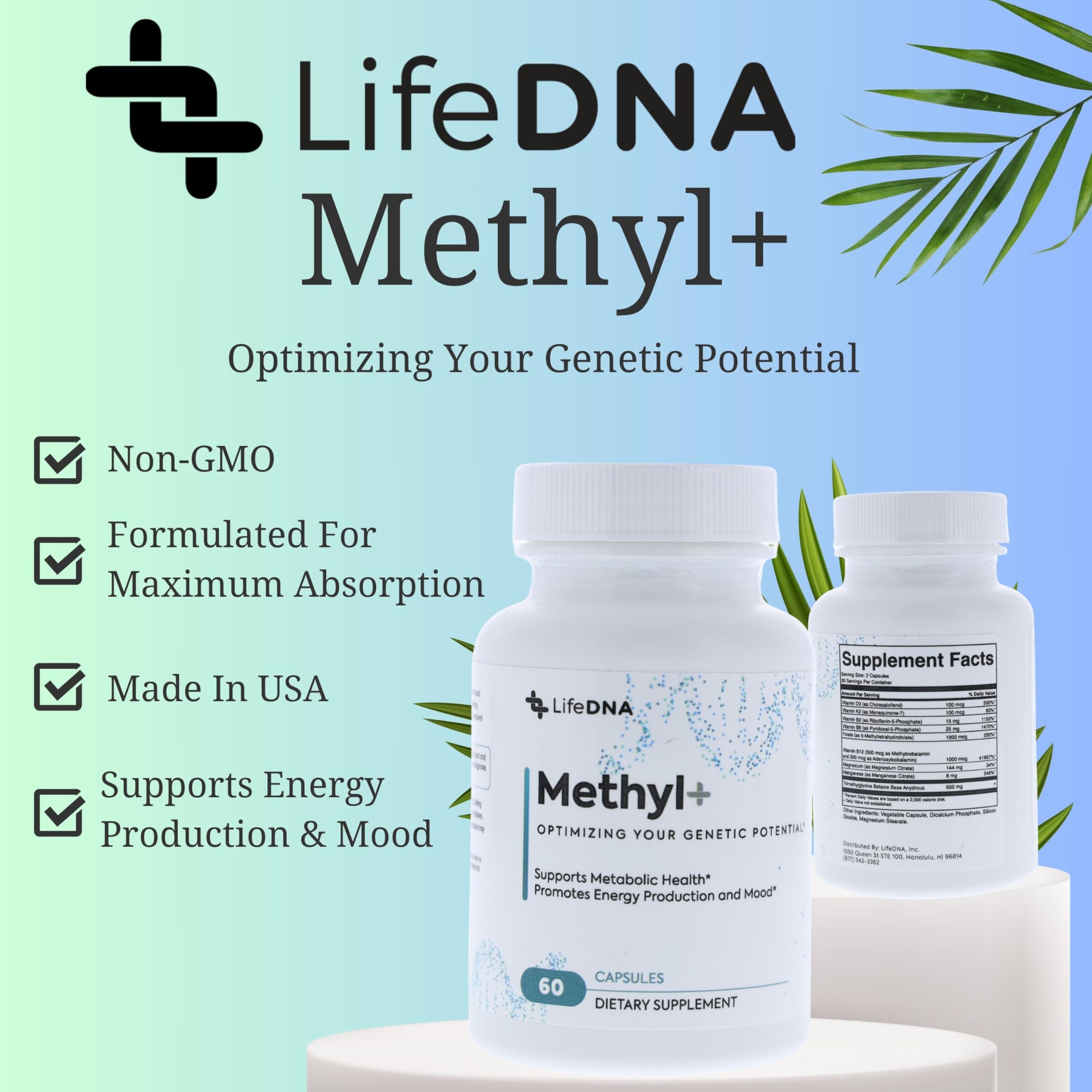 Daily-dose calendar beside capsules for a simple routine.