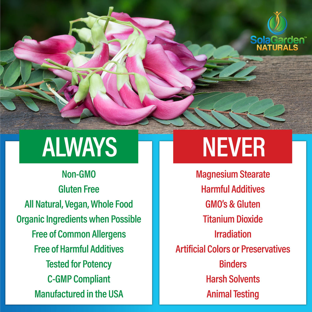 LifeGarden Naturals biotin organic certifications and USDA seal