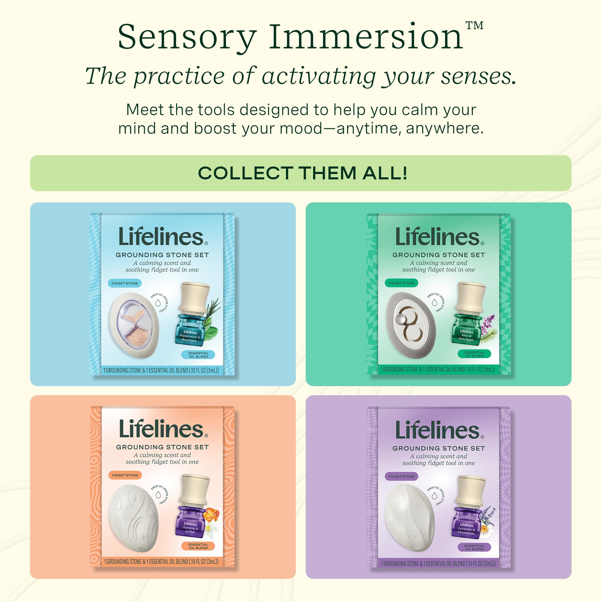 Lifelines brand story Melissa Bernstein tie-in evokes mood-boosting tools.