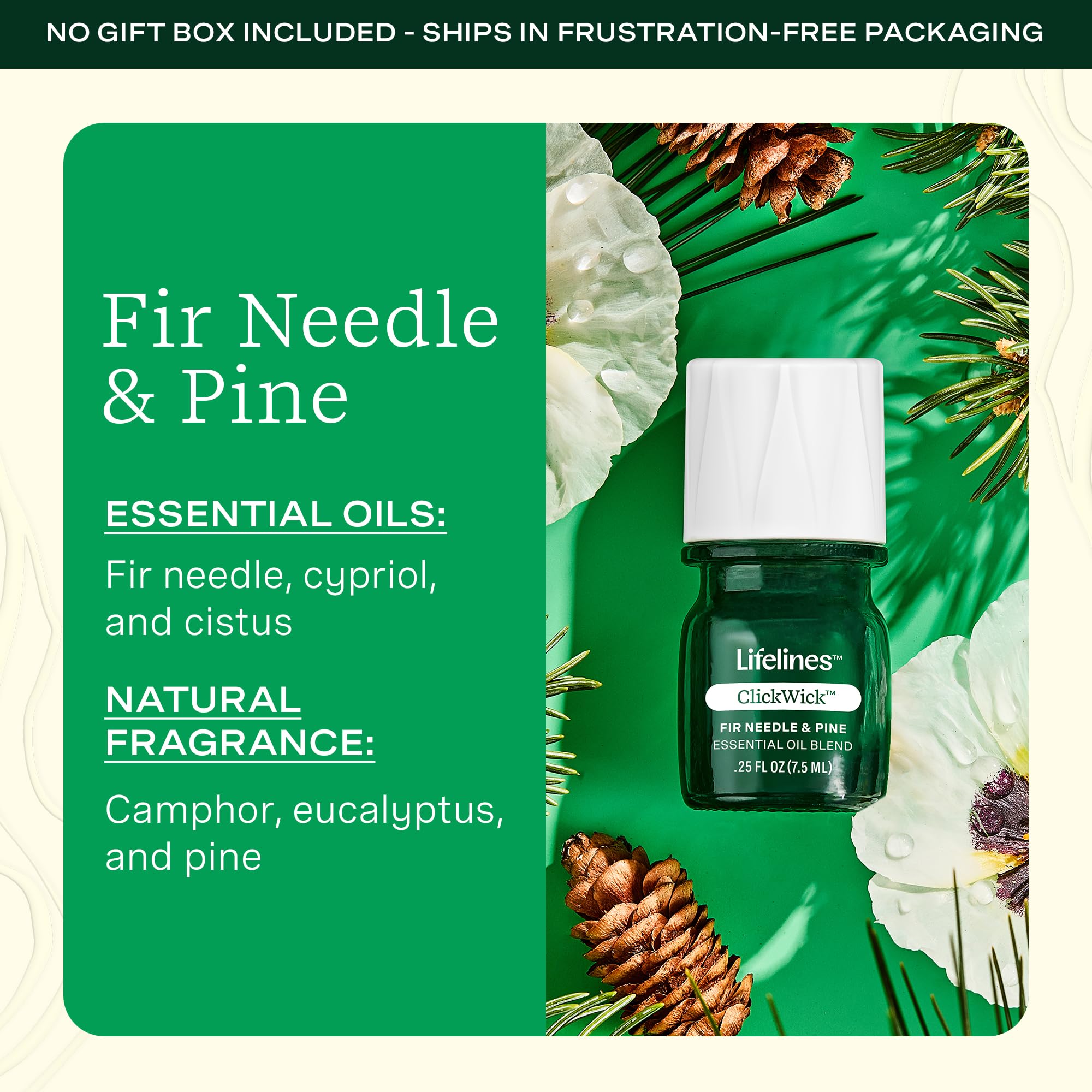 Walk in the Woods scent notes with fir and camphor for a refreshing aura.
