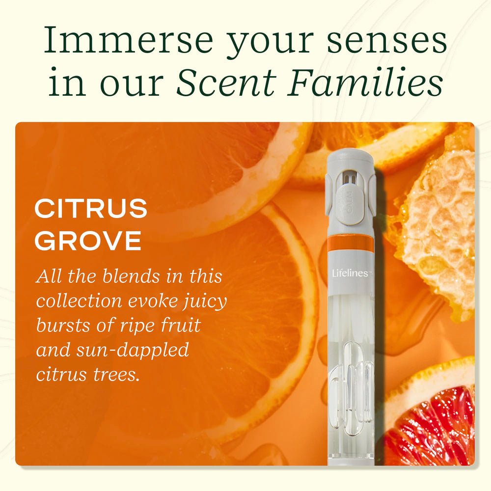 Lifelines Pen Diffuser aroma levels vents allow customizable scent intensity.
