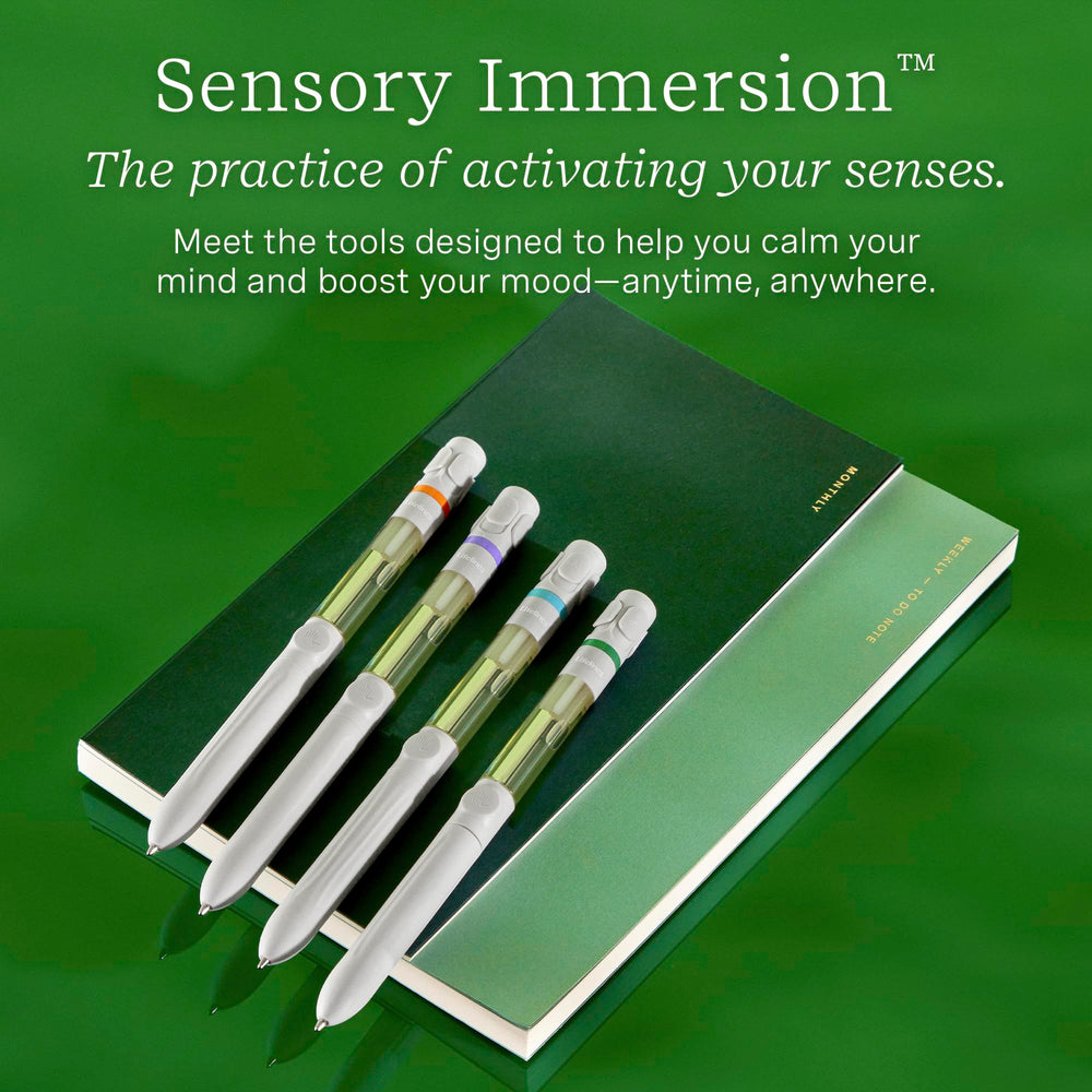 Lifelines Pen Diffuser includes ink refill for extended writing with aroma.