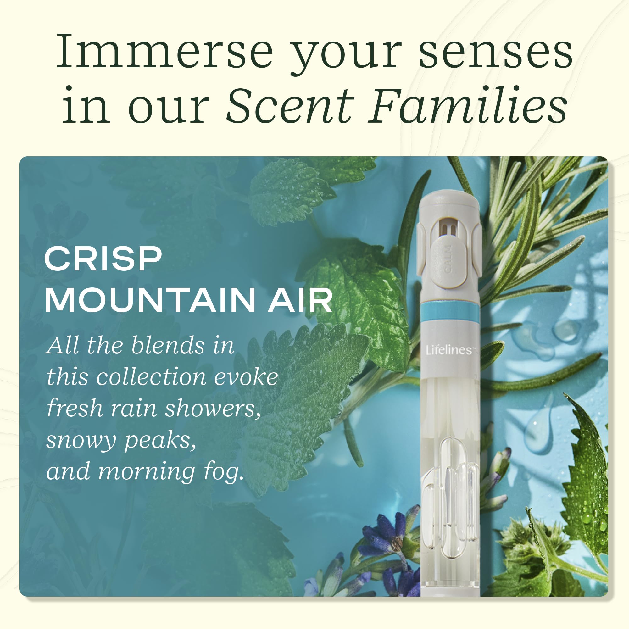 Lifelines Diffuser vents adjusted to control aroma intensity